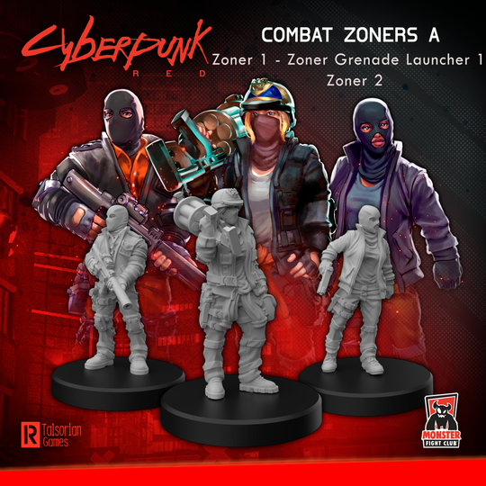 Cyberpunk Red RPG: Combat Zoners A