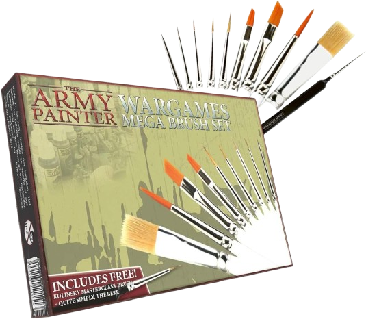 The Army Painter - Wargames Mega Brush Set