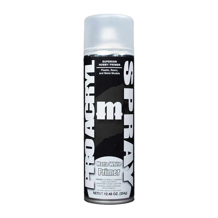 Pro Acryl Spray: Matte White Primer