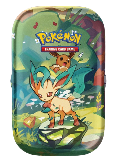 Pokemon TCG: Scarlet and Violet Prismatic Evolutions - Mini Tin Display