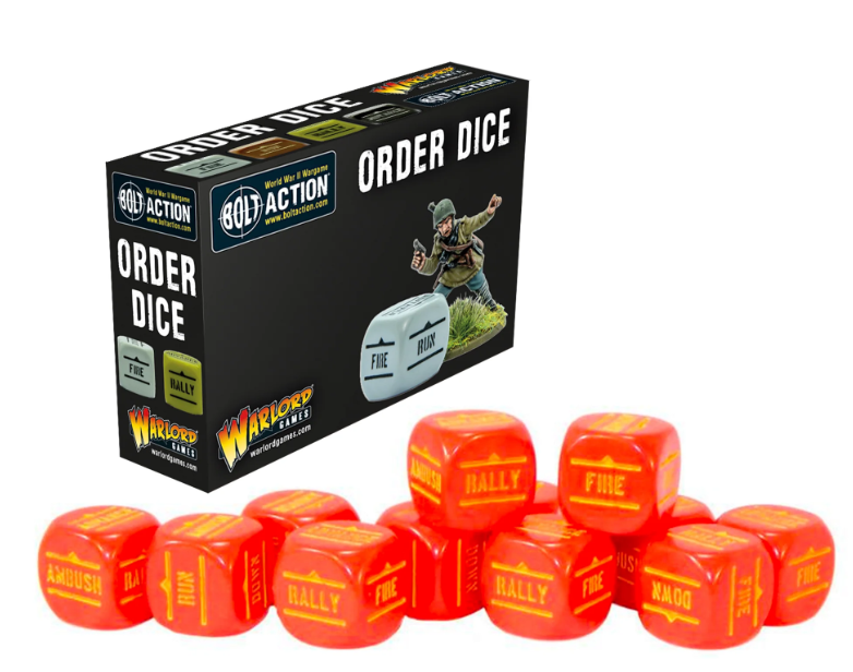 Bolt Action: Orders Dice Pack - Red