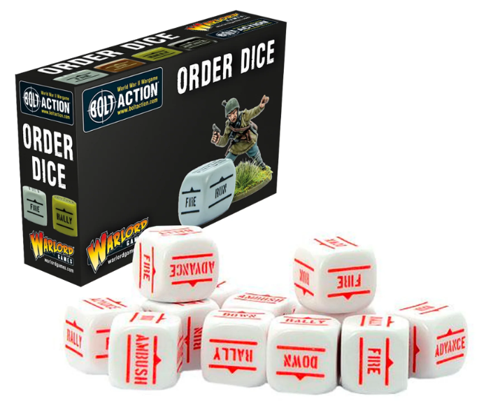 Bolt Action: Orders Dice Pack - White