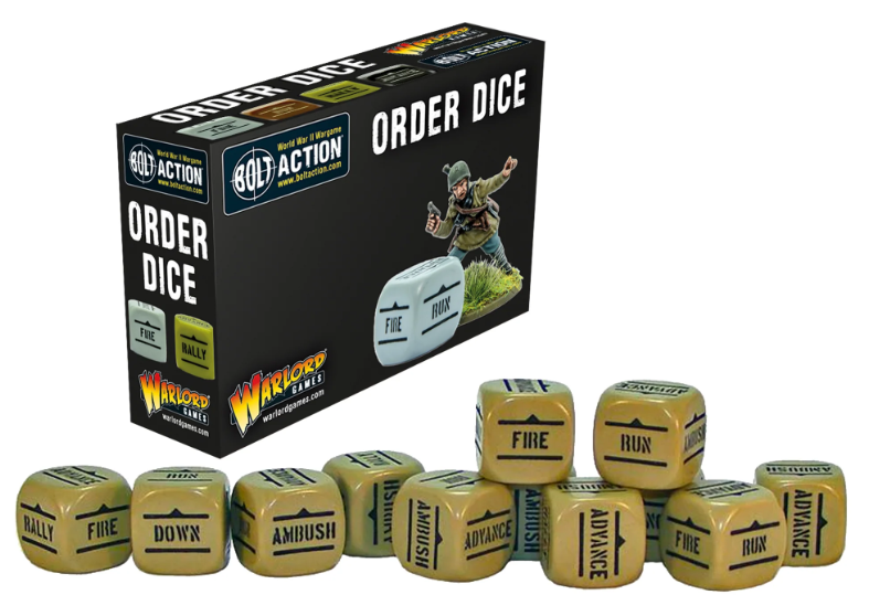 Bolt Action: Orders Dice Pack - Sand