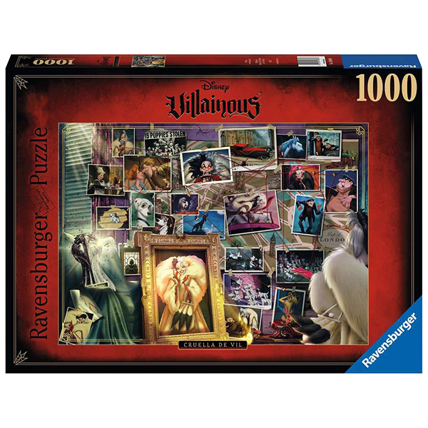 Puzzle: Disney Villainous- Cruella de Vil (1000 pieces)