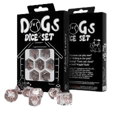 Dogs Dice Set: Bubbles