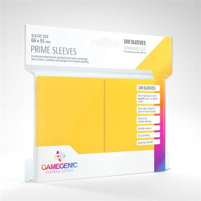 Gamegenic - Prime Sleeves: Yellow