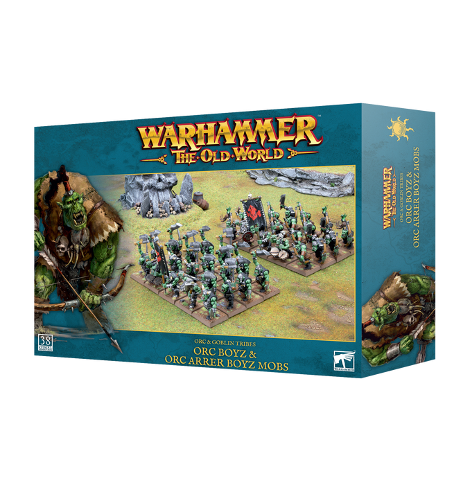 Warhammer Old World - Orc and Goblin Tribes: Boyz and Arrer Boyz Mobs