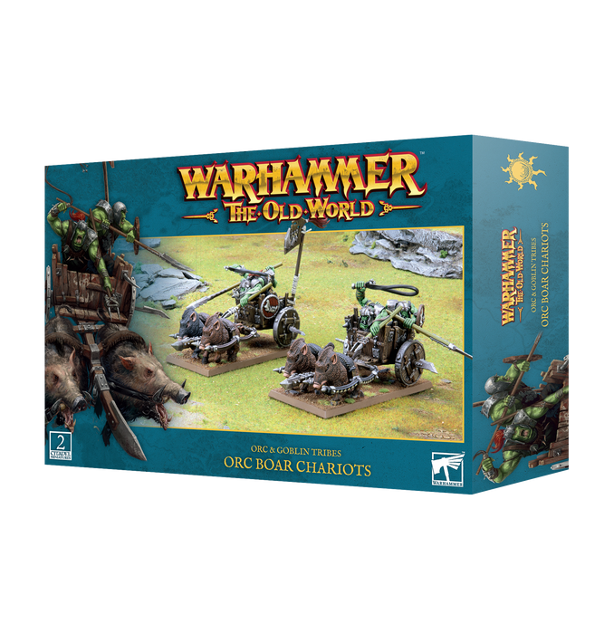 Warhammer Old World - Orc and Goblin Tribes: Boar Chariots