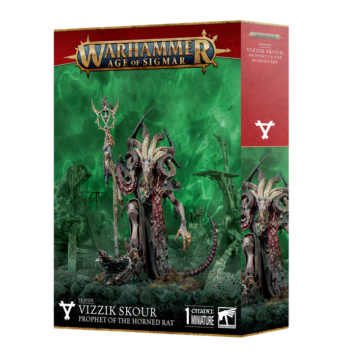 Warhammer Age of Sigmar - Skaven: Vizzik Skour Prophet of the Horned Rat