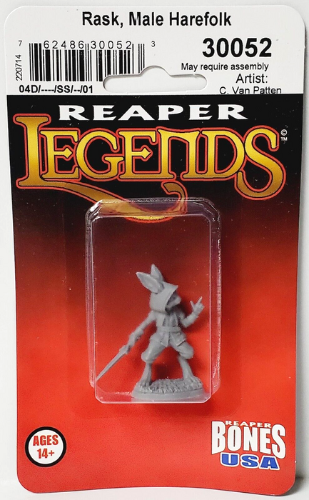 Bones Legends: Rask Male Harefolk