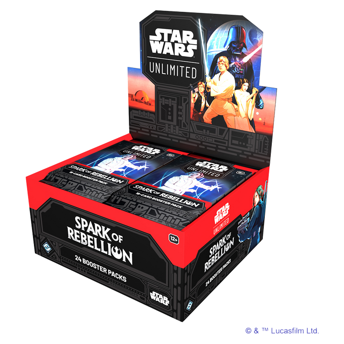 STAR WARS: UNLIMITED - SPARK OF REBELLION BOOSTER DISPLAY