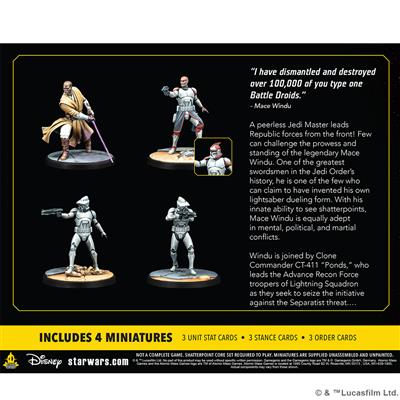 Star Wars: Shatterpoint - This Party` Over Squad Pack (Mace Windu)