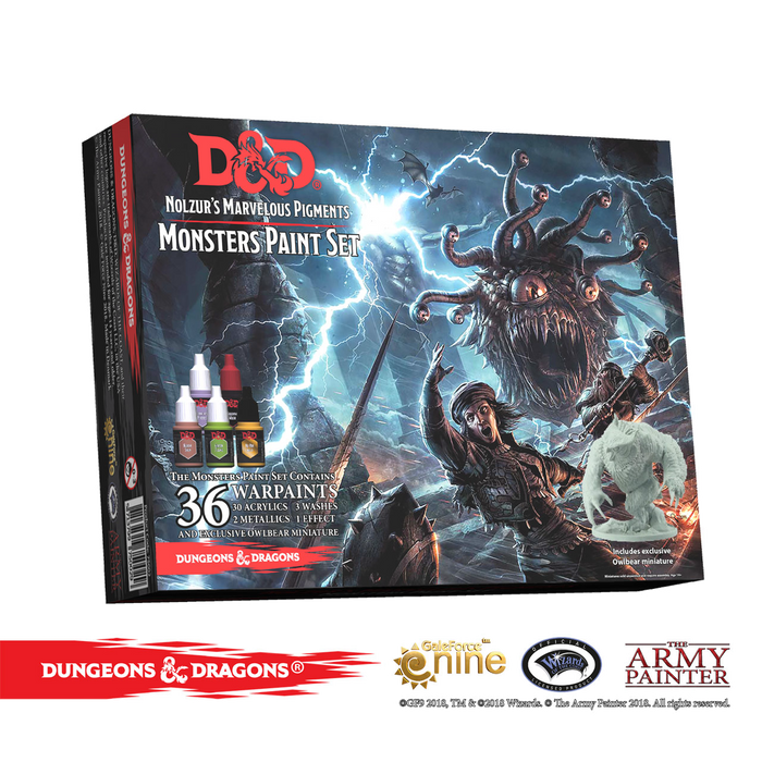 Dungeons and Dragons Nolzur`s Marvelous Pigments: Monster Paint Set