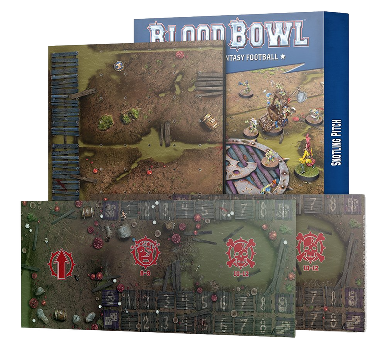 BLOOD BOWL SNOTLING PITCH and DUGOUTS
