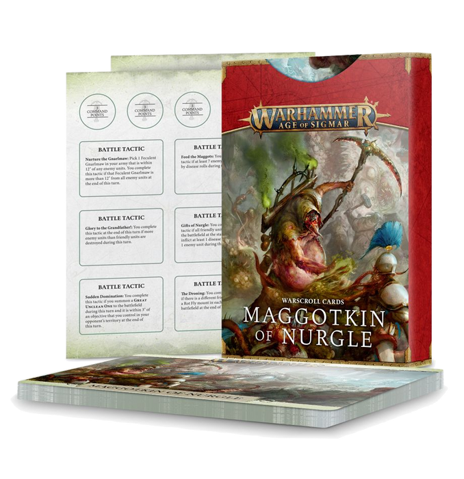 Warhammer Age of Sigmar - Warscroll Cards: Maggotkin of Nurgle