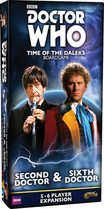 Doctor Who: Time of the Daleks Board Game - Second Doctor and Sixth Doctor 5-6 Player Expansion