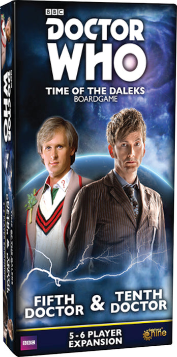 Doctor Who: Time of the Daleks Board Game - Fifth Doctor and Tenth Doctor 5-6 Player Expansion