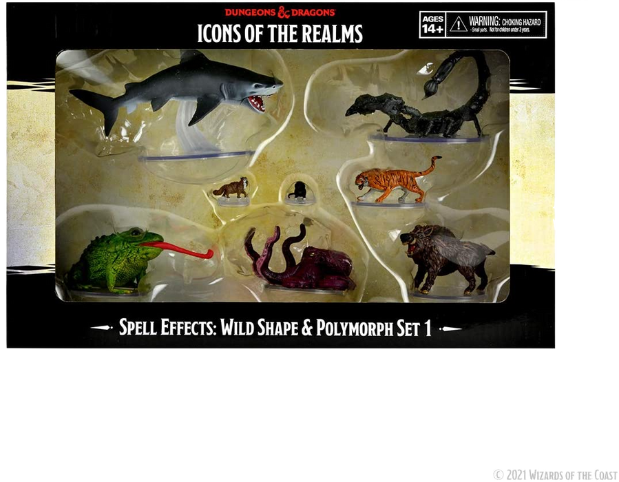 Dungeons and Dragons Icons of the Realms: Wild Shape and Polymorph Set 1