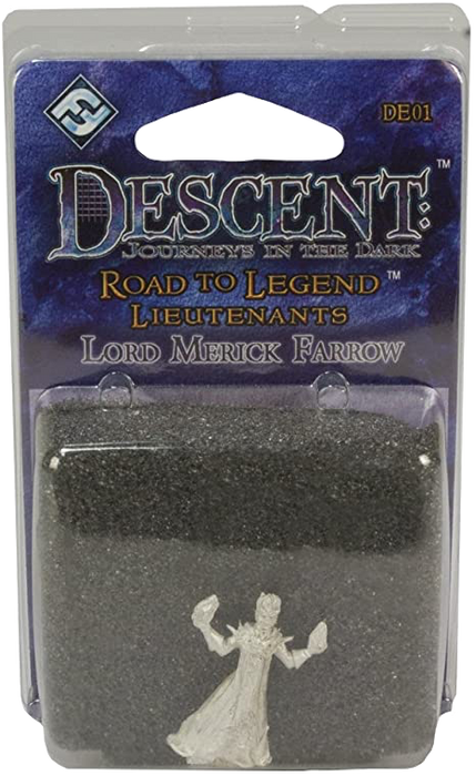 Descent (1st Edition) Miniatures: Road to Legend Lieutenant - Lord Merick Farrow