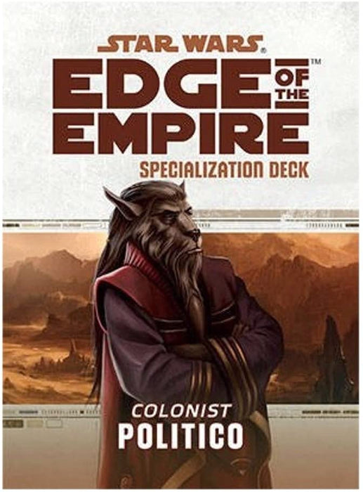 Star Wars: Edge of Empire RPG - Politico Specialization Deck