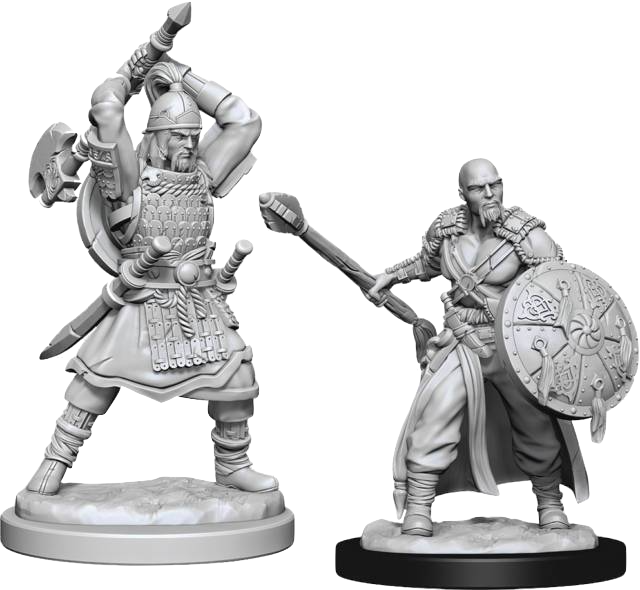 Dungeons and Dragons: Nolzurs Marvelous Unpainted Miniatures - Human Barbarian Male