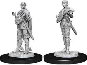 Dungeons and Dragons Nolzur`s Marvelous Unpainted Miniatures: W7 Female Half-Elf Bard