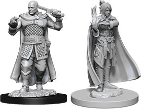 Dungeons and Dragons Nolzur`s Marvelous Unpainted Miniatures: W8 Human Ranger and Moon Elf Sorcerer