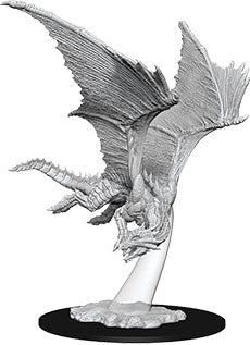 Dungeons and Dragons Nolzur`s Marvelous Unpainted Miniatures: W9 Young Bronze Dragon