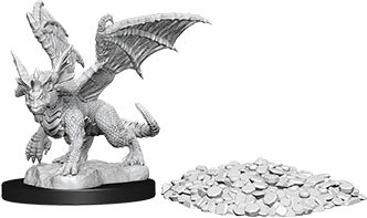 Dungeons and Dragons Nolzur`s Marvelous Unpainted Miniatures: W10 Blue Dragon Wyrmling