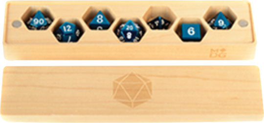 Premium Wood Dice Vault: Maple