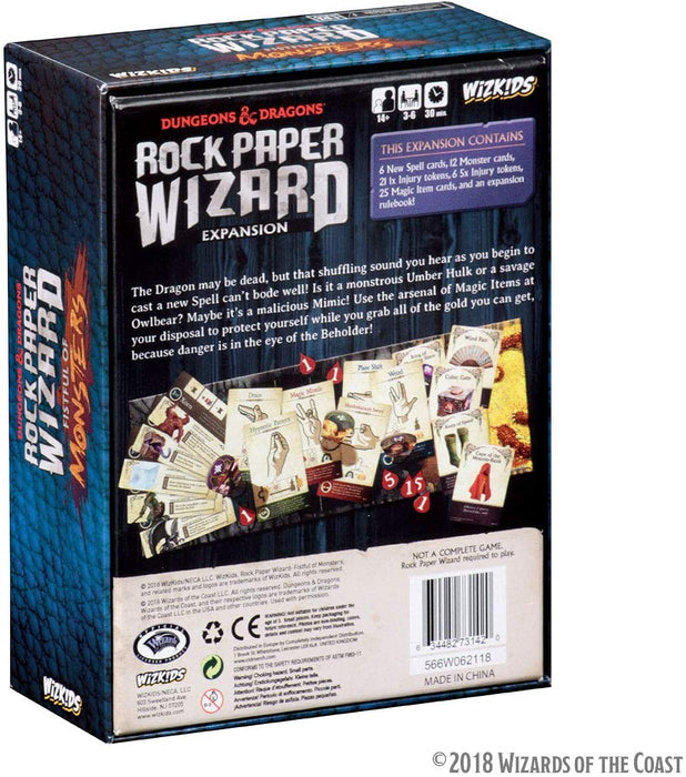 Dungeons and Dragons Rock Paper Wizard Expansion Pack Fistful of Monsters