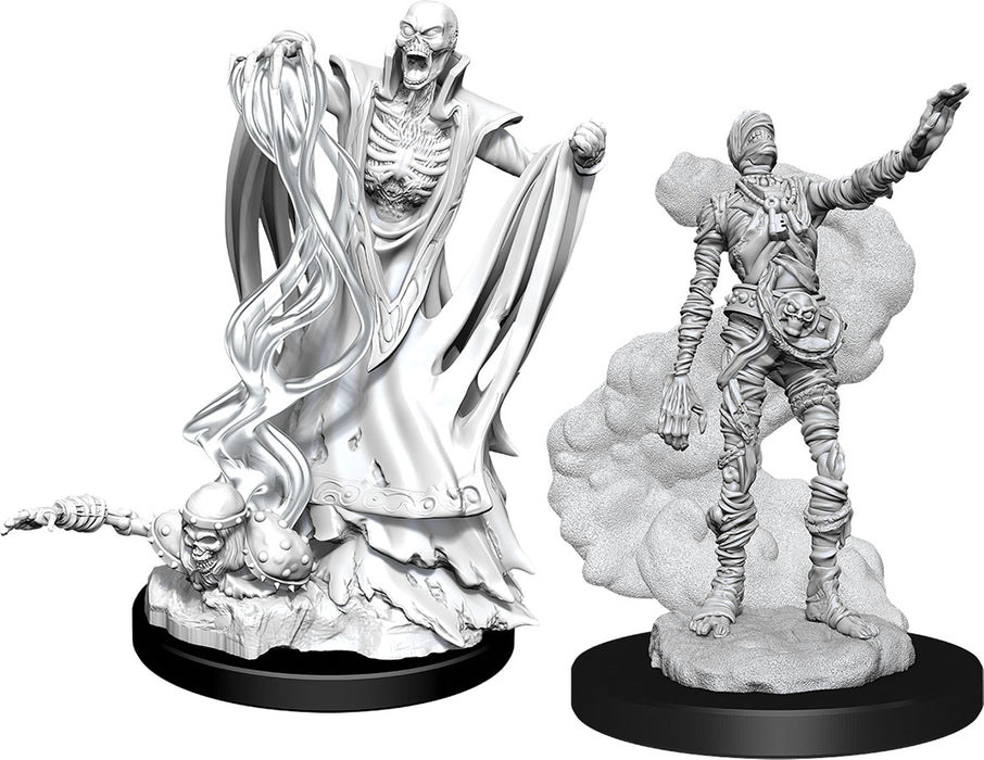 Dungeons and Dragons Nolzur`s Marvelous Unpainted Miniatures: W11 Lich and Mummy Lord