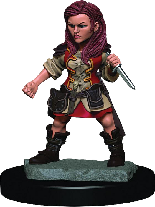 Dungeons & Dragons Fantasy Miniatures: Icons of the Realms Premium Figures Halfling Female Rogue