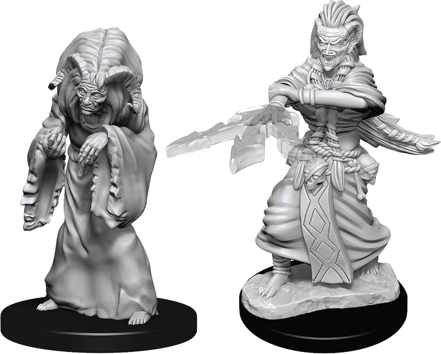 Dungeons and Dragons Nolzur`s Marvelous Unpainted Miniatures: W14 Night Hag and Dusk Hag