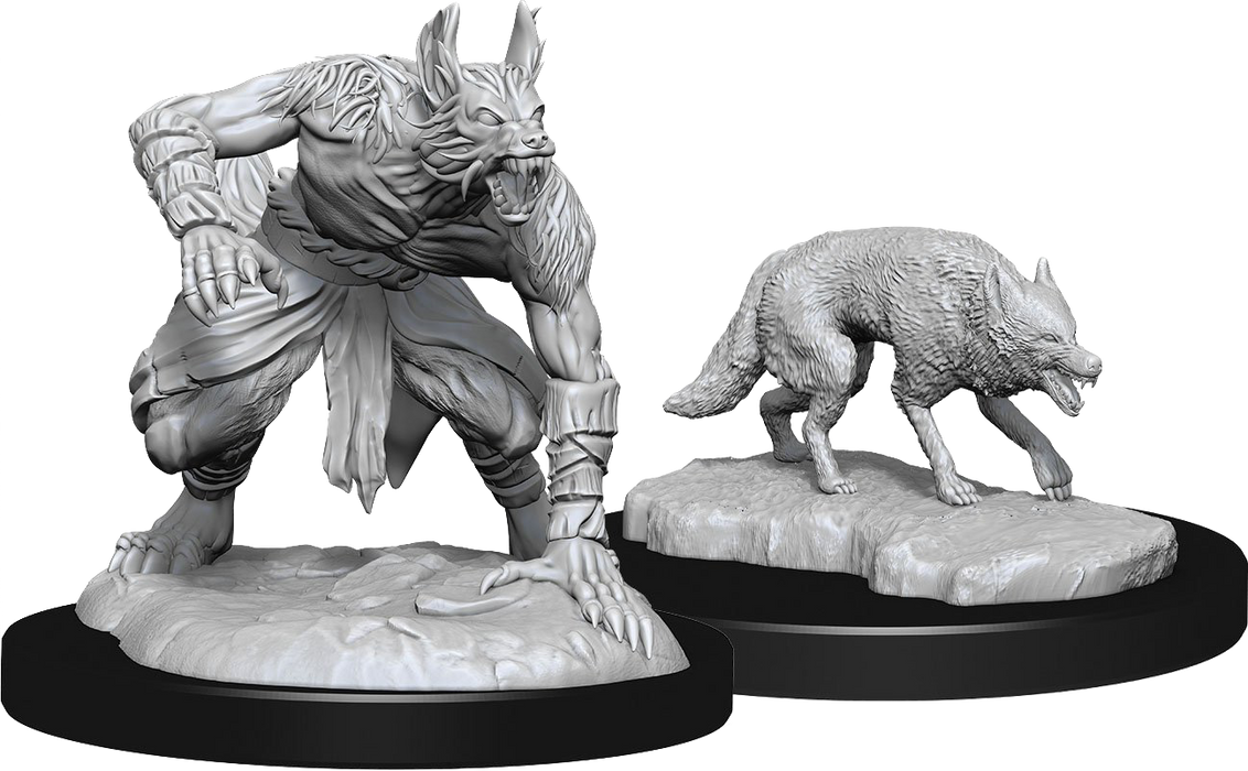 Dungeons and Dragons Nolzur`s Marvelous Unpainted Miniatures: W14 Jackalwere and Jackal