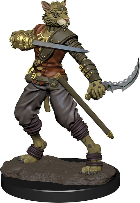 Dungeons and Dragons Fantasy Miniatures: Icons of the Realms Premium Figures W6 Tabaxi Rogue Male