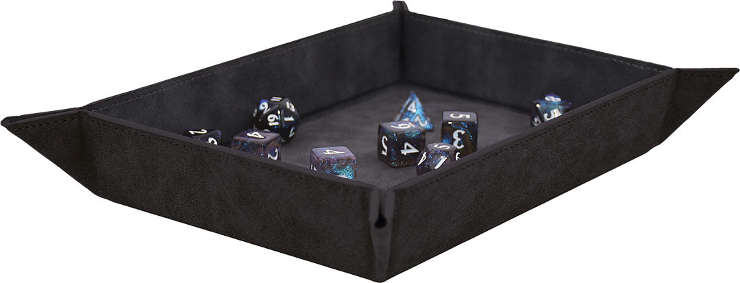 Foldable Dice Rolling Tray - Jet