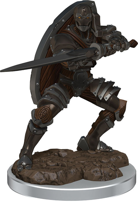 Dungeons and Dragons Fantasy Miniatures: Icons of the Realms Premium Figures W7 Male Warforged Fighter