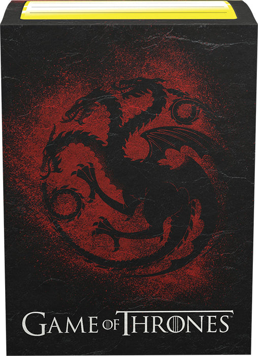 Dragon Shields: (100) Brushed Art - A Game of Thrones - House Targaryen