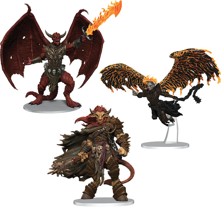 Dungeons and Dragons Fantasy Miniatures: Icons of the Realms Archdevils - Bael Bel and Zariel
