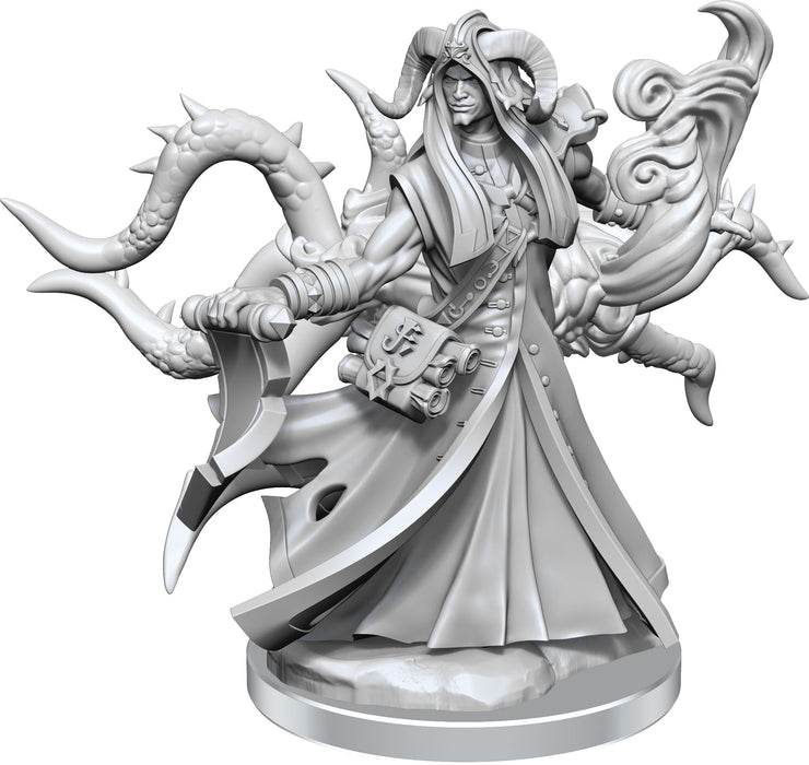 Dungeons and Dragons Frameworks: W01 Tiefling Warlock Male