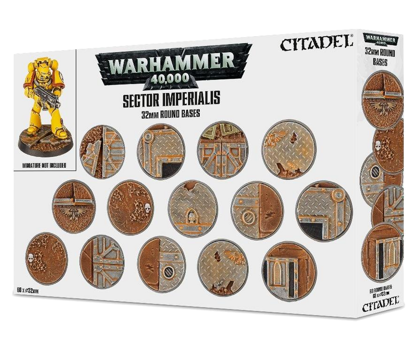 Warhammer 40000: Sector Imperialis 32mm Round Bases