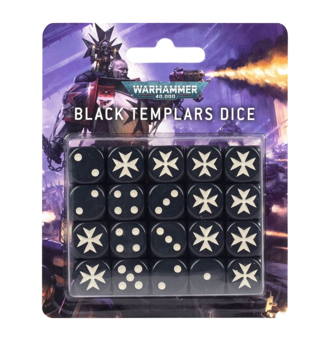 Warhammer 40000 - Black Templars Dice Set