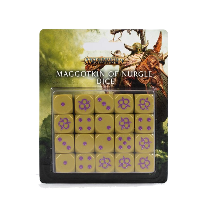 Warhammer Age of Sigmar - Maggotkin of Nurgle Dice Set
