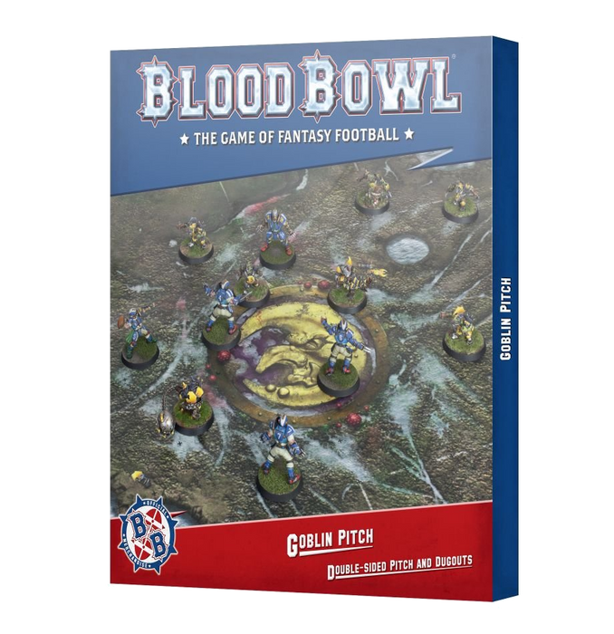 Blood Bowl: Goblin Pitch - Double-sided Pitch and Dugouts Set