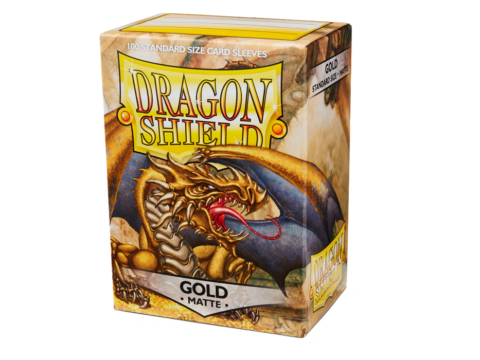 Dragon Shield Card Sleeves - Matte: Gold