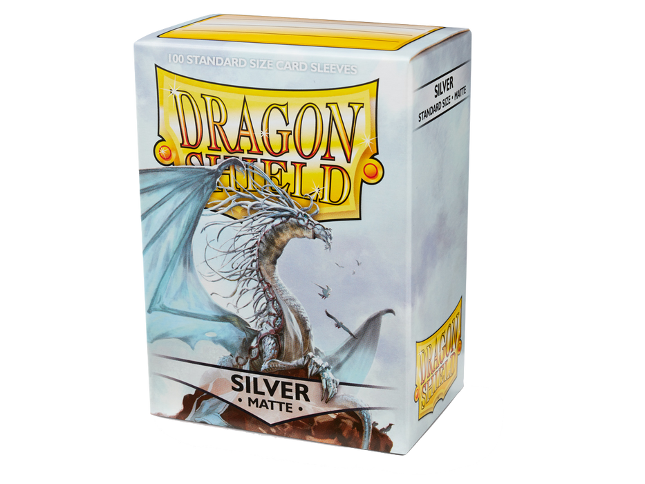 Dragon Shield Card Sleeves - Matte: Silver