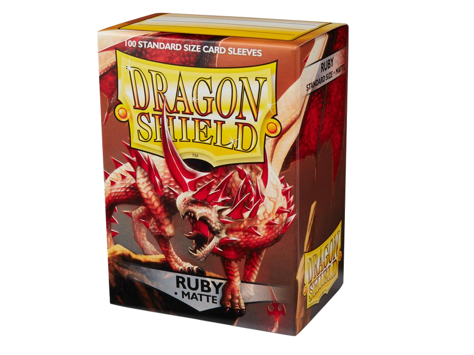 Dragon Shield Card Sleeves - Matte: Ruby