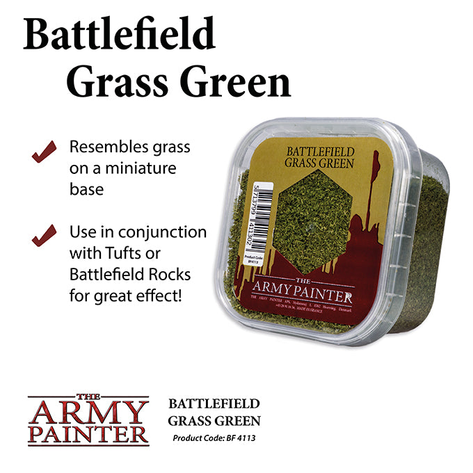 The Army Painter - Battlefields: Grass Green Basing