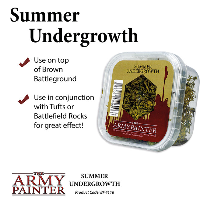 The Army Painter - Battlefields: Summer Undergrowth Basing
